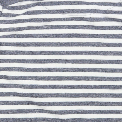 Rebel Boys White Striped  Pullover Sweatshirt Size 6-7 Years