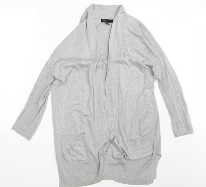 aTMO Womens Grey   Wrap Jumper Size 6