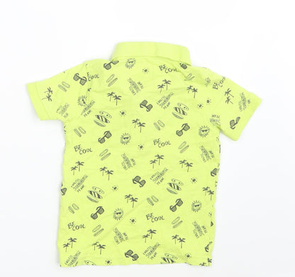 George Boys Yellow   Pullover Polo Size 2-3 Years