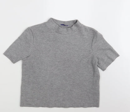 Womens UK Size M Zara Grey Pullover Jumper