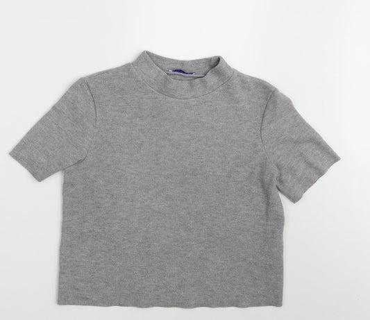 Womens UK Size M Zara Grey Pullover Jumper
