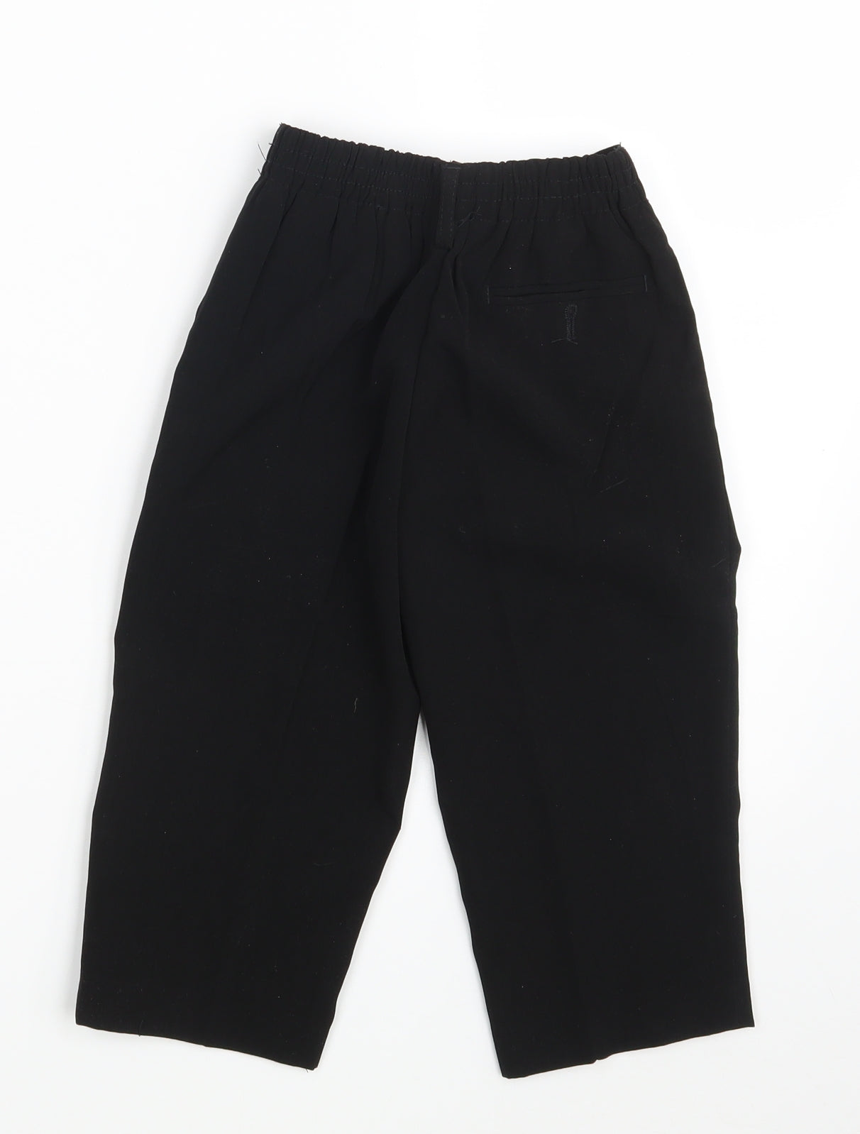 Ricardo Boys Black   Dress Pants Trousers One Size - Waist 16in; Inside  leg 13in