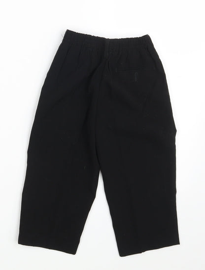 Ricardo Boys Black   Dress Pants Trousers One Size - Waist 16in; Inside  leg 13in