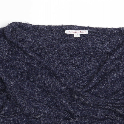 Tigertail Womens Blue   Pullover Jumper Size M