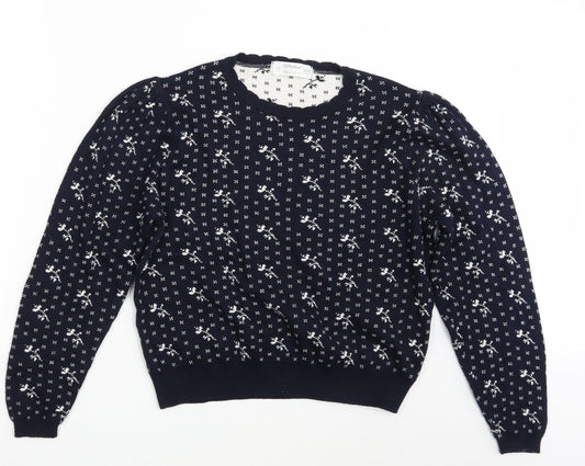 Womens UK Size 18 M&S Blue Pullover Jumper