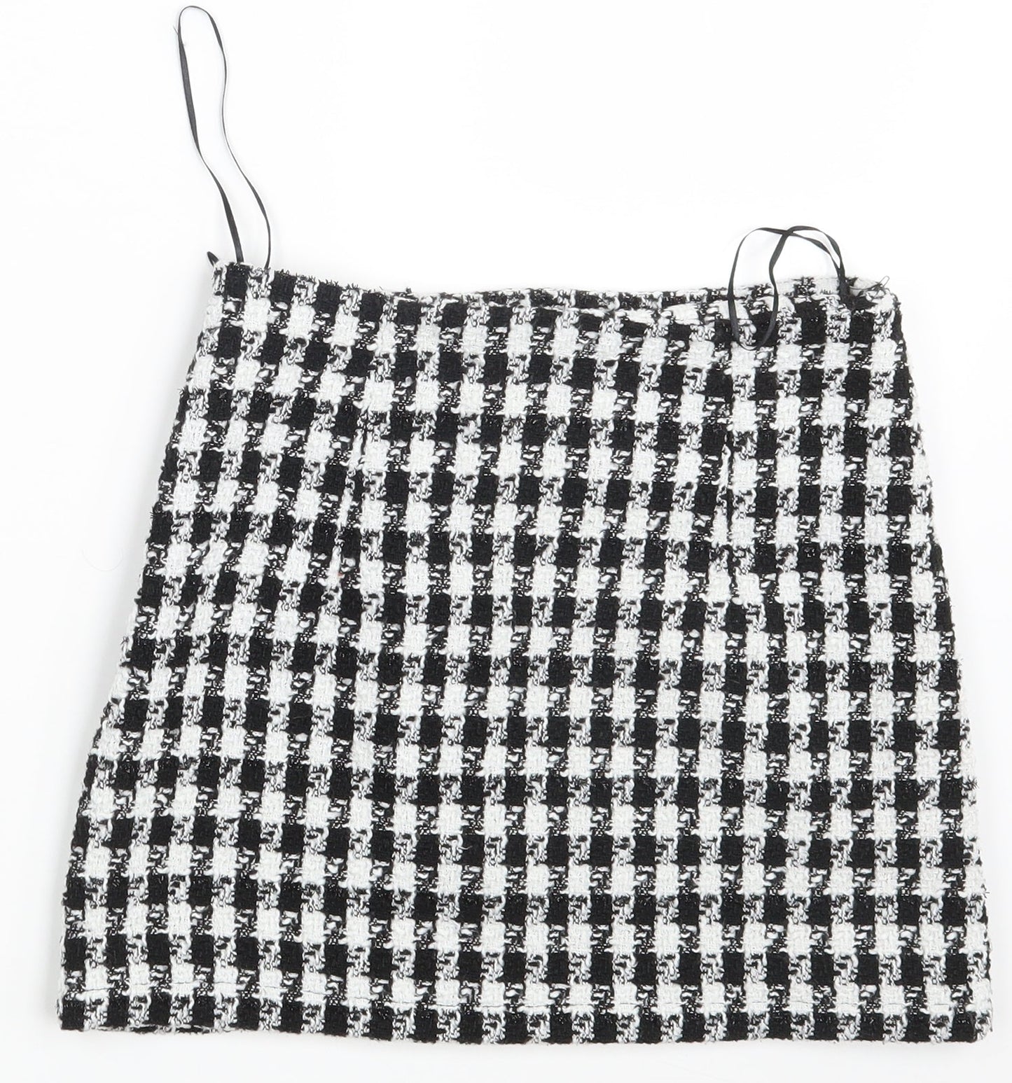 SheIn Womens Black Check  Mini Skirt Size XS