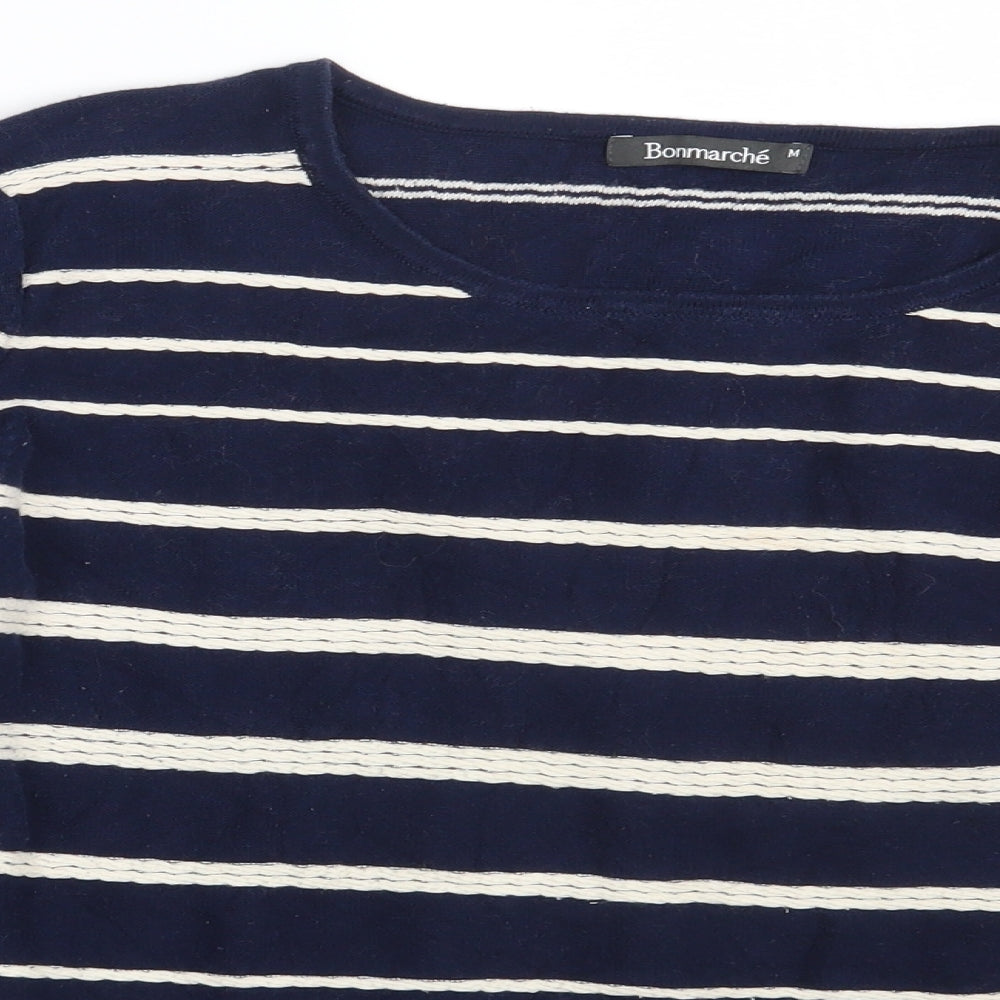 Womens UK Size M Bonmarché Blue Pullover Jumper