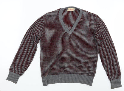 Additional front view of Four Seasons men’s purple jumper, size S