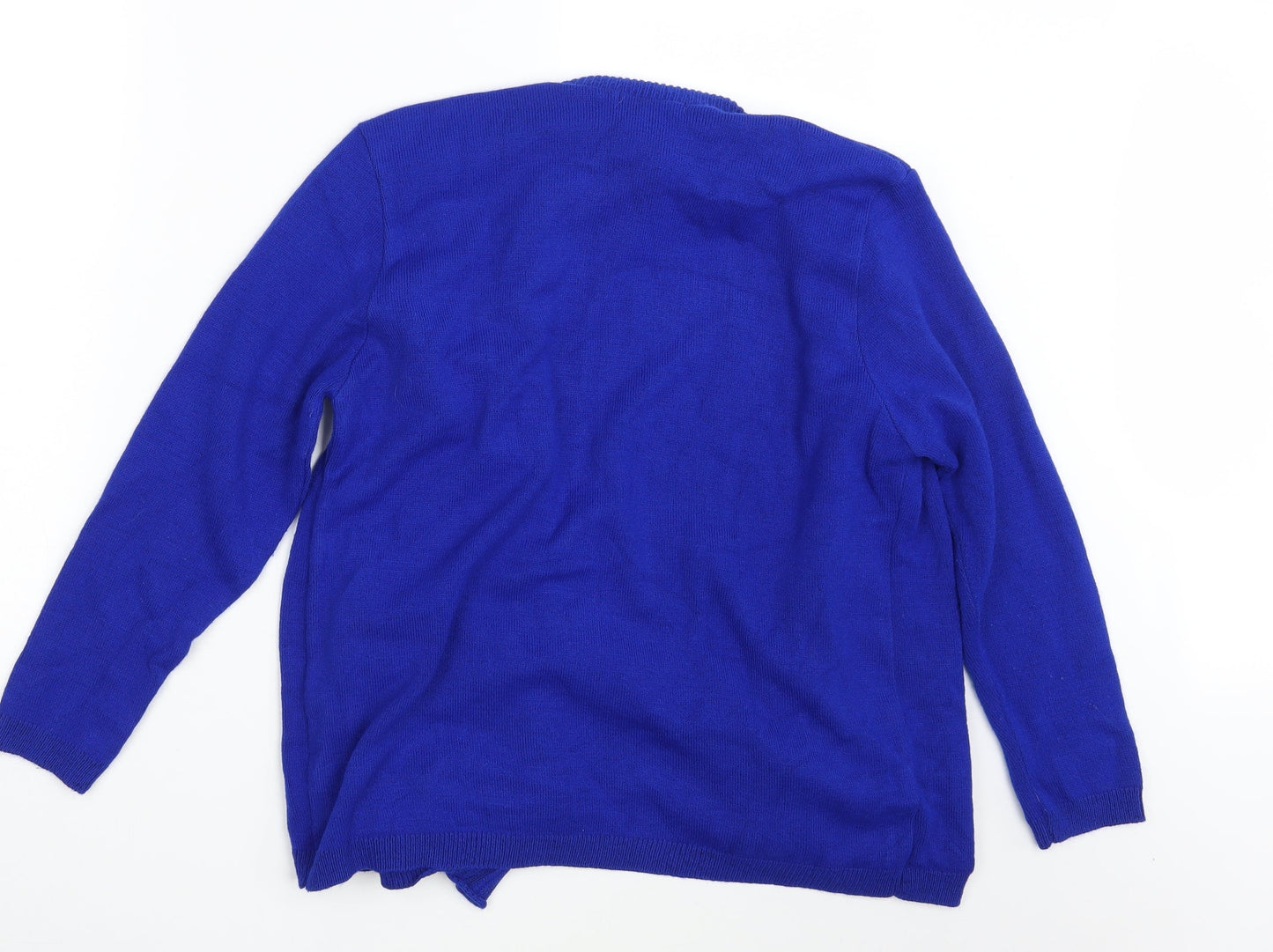 Envy Womens Blue Striped  Pullover Jumper Size L