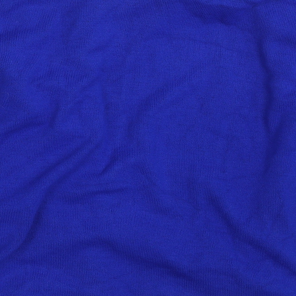 Envy Womens Blue Striped  Pullover Jumper Size L