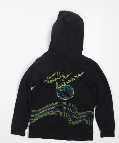 George Boys Black   Pullover Hoodie Size 7-8 Years
