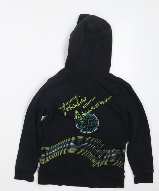 George Boys Black   Pullover Hoodie Size 7-8 Years