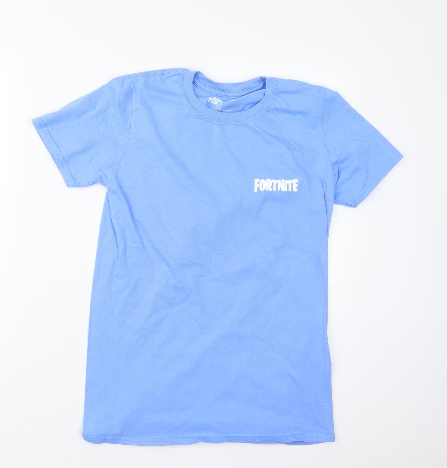 Mens UK Size S Fortnite Blue  T-Shirt