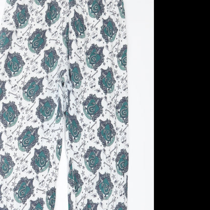 Love to Lounge Womens Blue Geometric  Capri Pyjama Pants Size 6  - Harry Potter