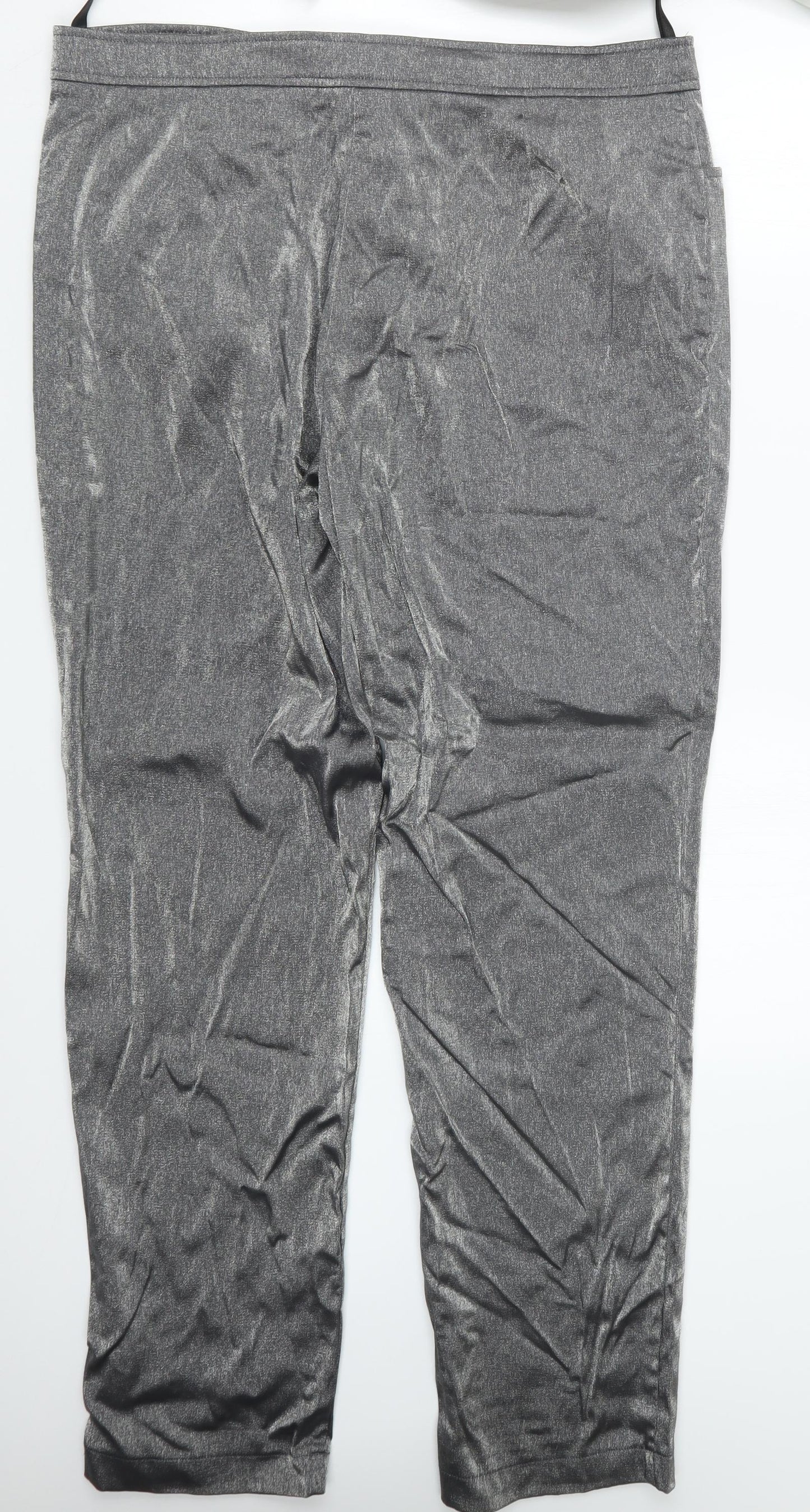 Womens UK Size 36 in Preworn Regular Fit  Silver Trousers
