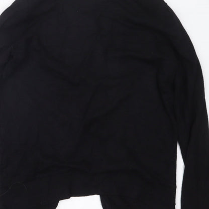 TU Womens Black  Knit Cape Jumper Size 10
