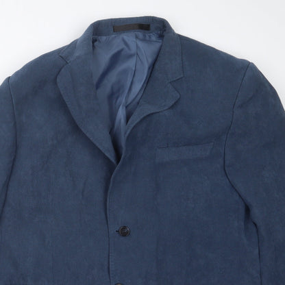 Mens UK Size 42 Marks and Spencer Regular Blue Suit Jacket