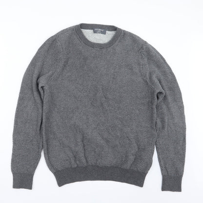 Primark Mens Grey  Knit Pullover Jumper Size M