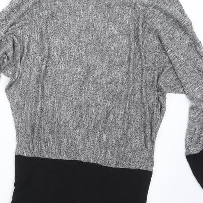 Womens UK Size 8 Izabel London Grey Pullover Jumper
