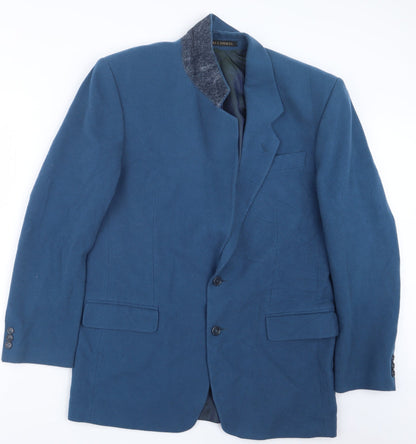 Mens UK Size 40 Marks and Spencer Regular Blue Suit Jacket