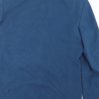 Mens UK Size 40 Marks and Spencer Regular Blue Suit Jacket