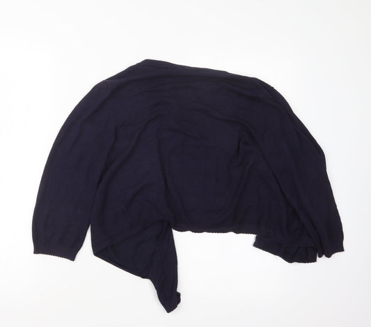 Womens UK Size M Wallis Blue Cardigan Jumper