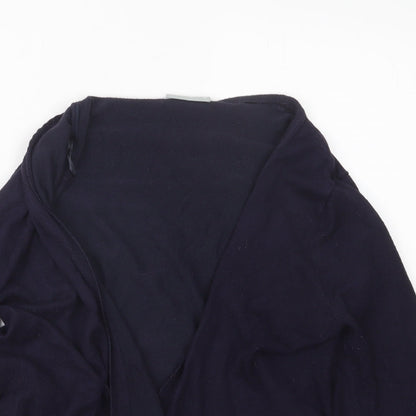 Womens UK Size M Wallis Blue Cardigan Jumper