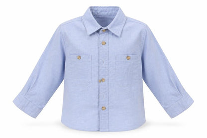 Tomboys Boys Blue   Basic Button-Up Size 2-3 Years