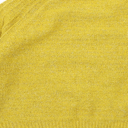 Womens UK Size S Papaya White Pullover Jumper