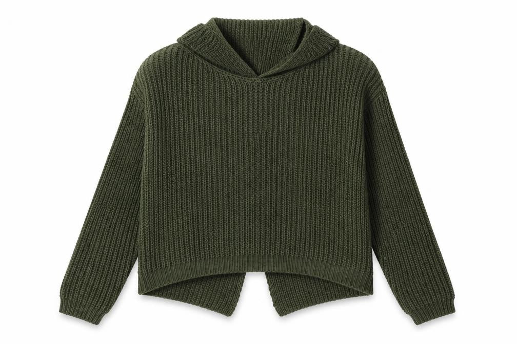 Womens UK Size S Misspap Green Pullover Jumper