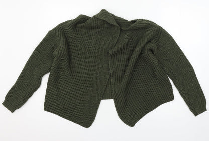 Womens UK Size S Misspap Green Pullover Jumper