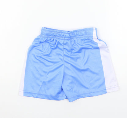 Ram Football Boys Blue  Jersey Sweat Shorts Size 3-4 Years
