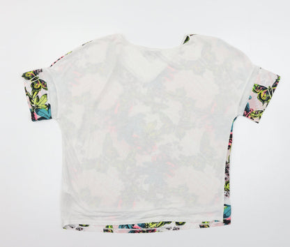 Womens UK Size 14 NEXT White Basic T-Shirt