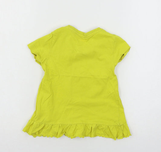 Lupilu Baby Yellow  Jersey Basic T-Shirt Size 18-24 Months  - Dinosaur