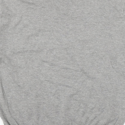 Swade Mens Grey  Knit Pullover Jumper Size L
