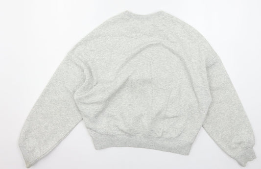 Womens UK Size XS Divided by H&M Grey Pullover Sweatshirt