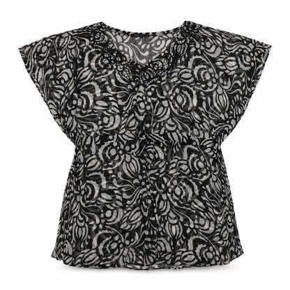 F&F Womens Black Paisley  Kaftan  Size S