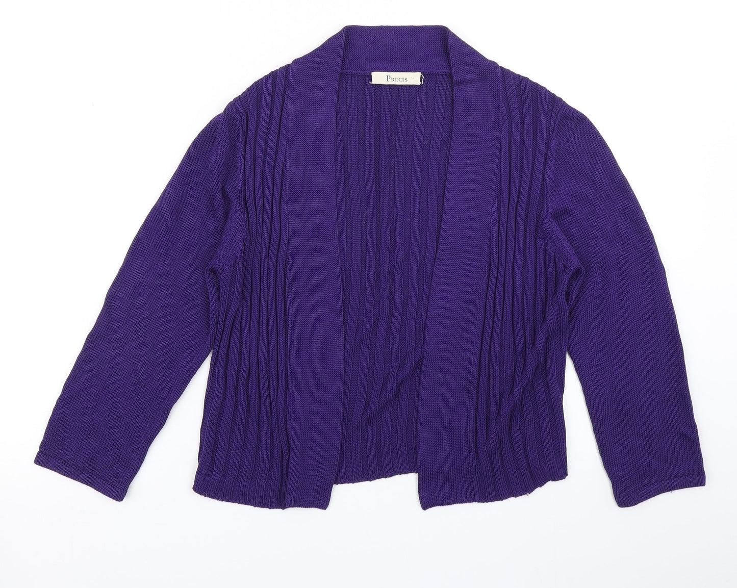 Womens UK Size S Precis Purple Cardigan Jumper