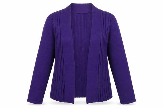 Womens UK Size S Precis Purple Cardigan Jumper