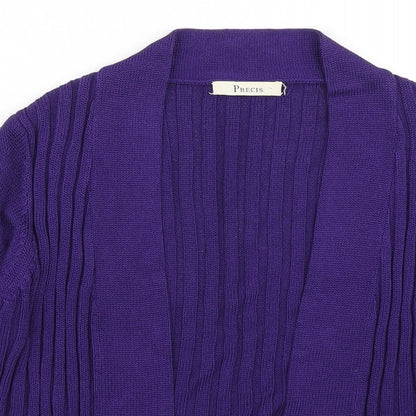 Womens UK Size S Precis Purple Cardigan Jumper
