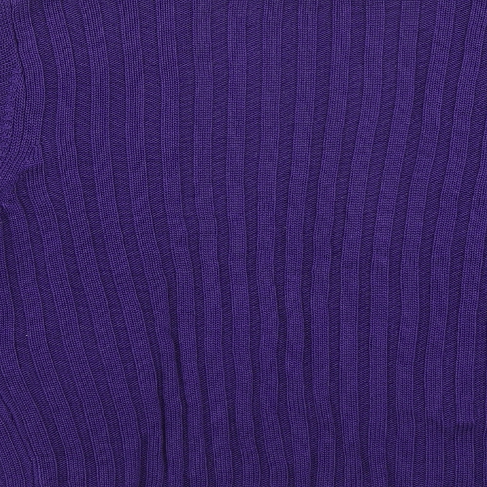 Womens UK Size S Precis Purple Cardigan Jumper