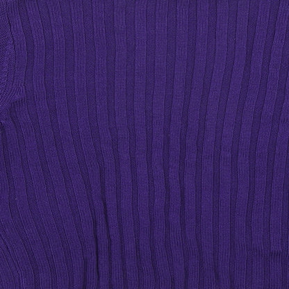 Womens UK Size S Precis Purple Cardigan Jumper