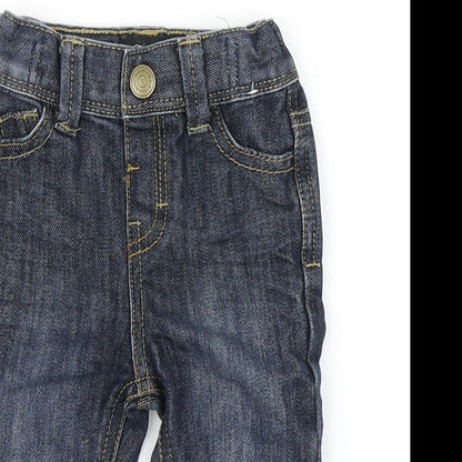 Denim Co Boys Blue  Denim Cargo Jeans Size 3-6 Months
