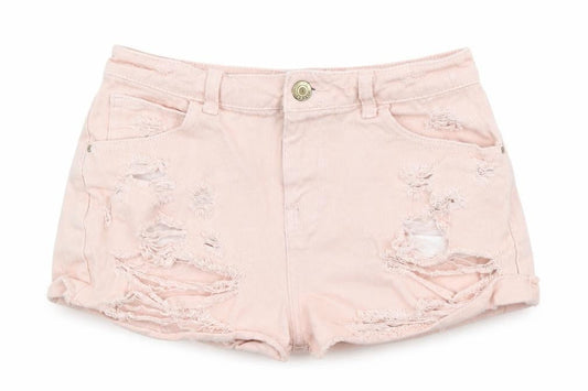 Womens UK Size 8 Denim Co Regular Fit Hot Pants Shorts