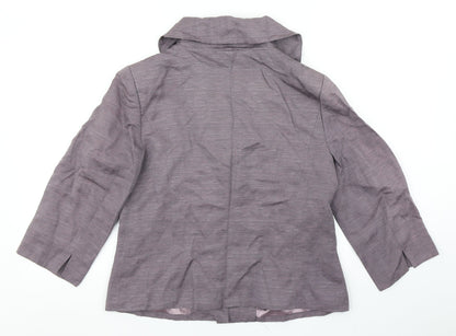 CC Womens Purple   Jacket Blazer Size 12