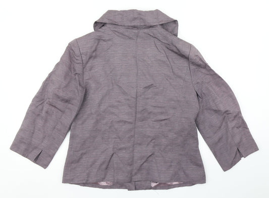 CC Womens Purple   Jacket Blazer Size 12
