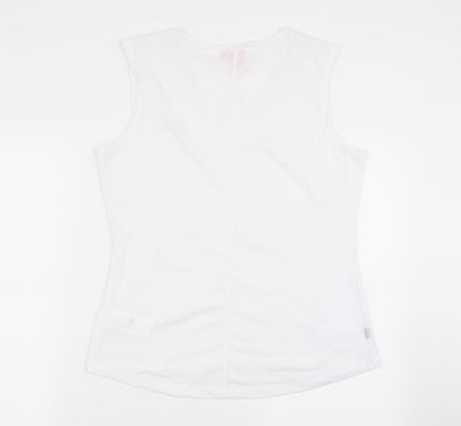 LA Gear Womens White   Basic Tank Size 14