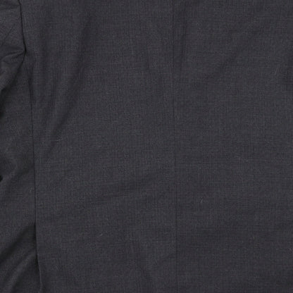 Mens UK Size 46 Burton menswear Regular Grey Suit Jacket