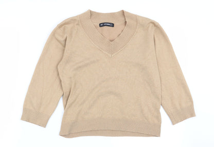 rt denim Womens Beige   Pullover Jumper Size M