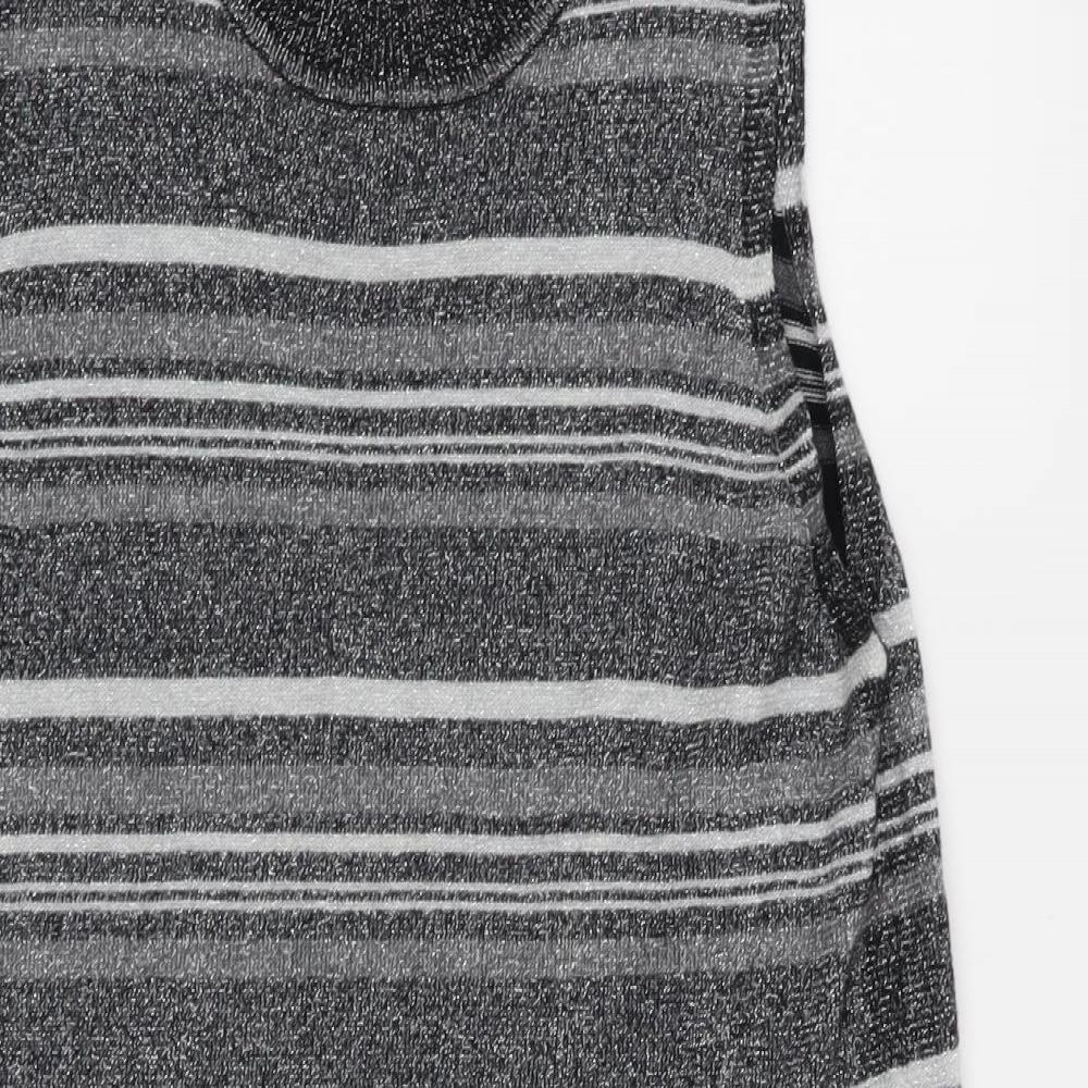 Peacocks Womens Multicoloured Striped  Fit & Flare  Size 12